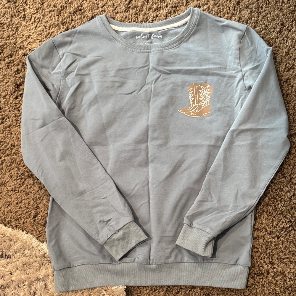 Velvet Fawn Country Roads Crewneck Sweatshirt